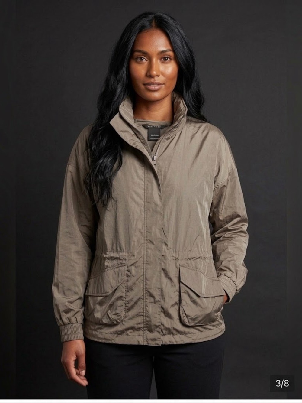 On The Go Oversized Parachute Full Zipper
Jacket